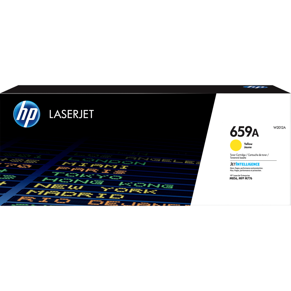 Картридж лазерный HP 659A W2012A желтый бар.в компл. (13000стр.) для HP LJ M856/M776