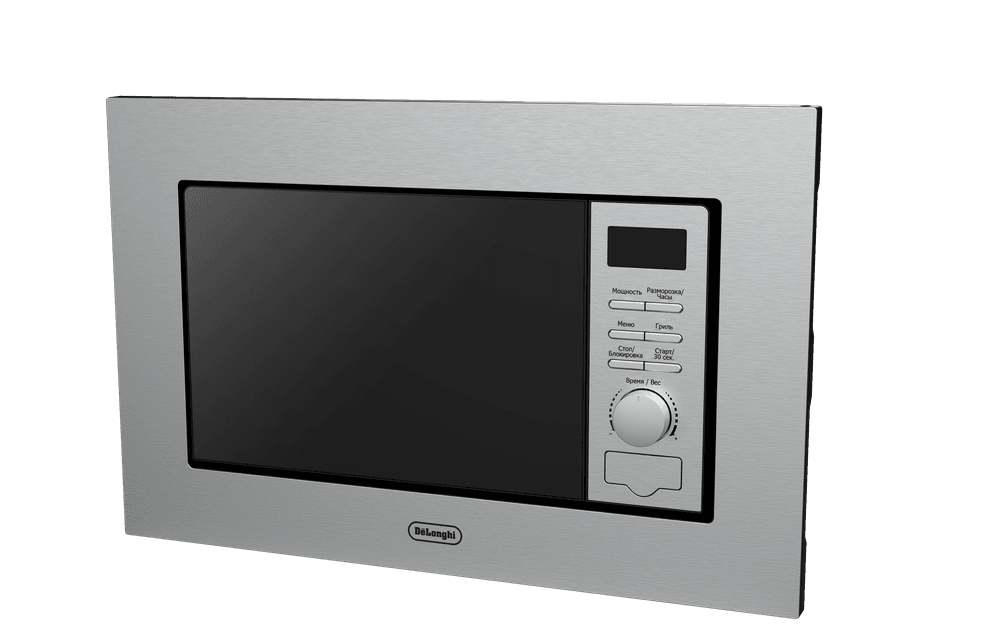 Встраиваемая микроволновая печь Delonghi/ Встраиваемая микроволновая печь Delonghi, объем 20 л, цвет нержавеющая сталь