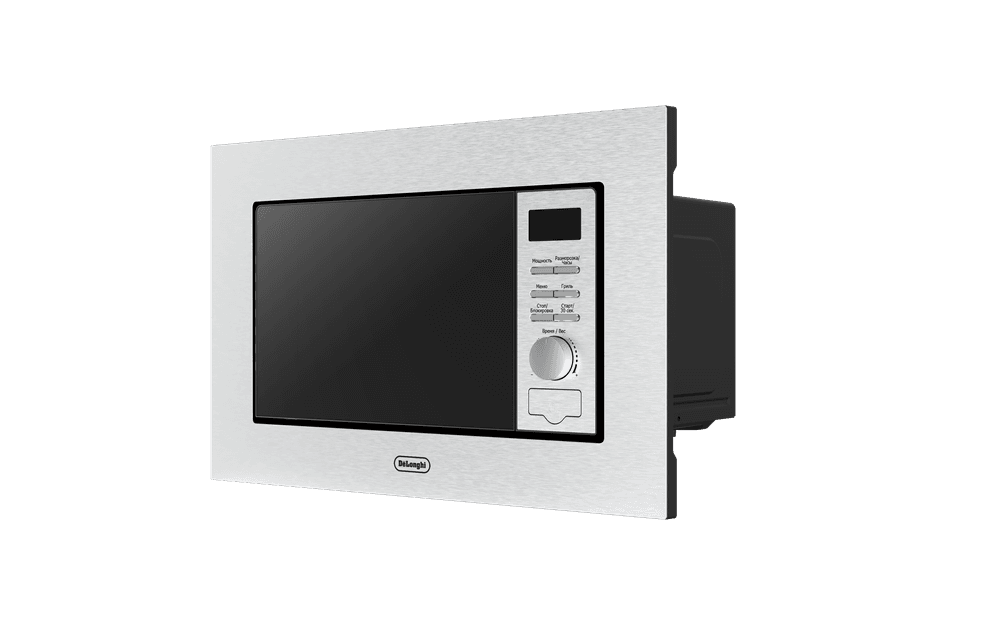 Встраиваемая микроволновая печь Delonghi/ Встраиваемая микроволновая печь Delonghi, объем 20 л, цвет нержавеющая сталь