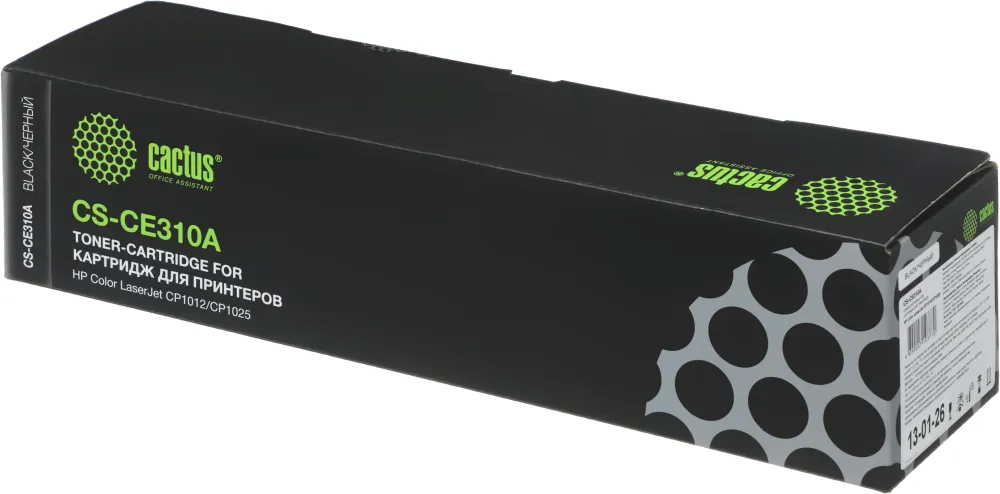 Картридж лазерный Cactus CS-CE310A CE310A черный (1200стр.) для HP CLJ CP1012/CP1025