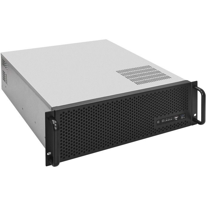 Exegate EX293922RUS Серверный корпус ExeGate Pro 3U450-09 <RM 19", высота 3U, глубина 450, БП 2U-920ADS, USB>