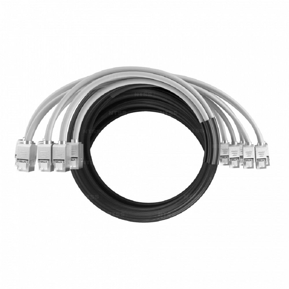 NTSS Кабельная сборка NTSS PREMIUM 6pc, FTP CAT5e, оконцована разъемами KEYSTONE RJ45 FTP CAT5e, заделка в чулке, вывод 0.6м, длина 21м, LSZH, серый NTSS-PC-PM-6-FTP-RJ45KJ-5e-S-0.6-21.0-LSZH-GY