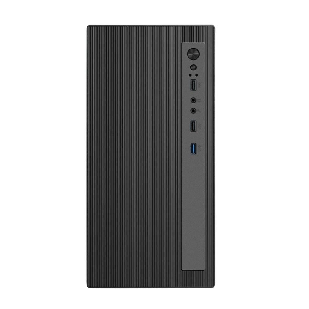 Exegate EX299400RUS Корпус Minitower ExeGate BAA-303MU-AA500 (mATX, БП AA500 с вент. 8см, 2*USB+1*USB3.0, HD Audio, черный)