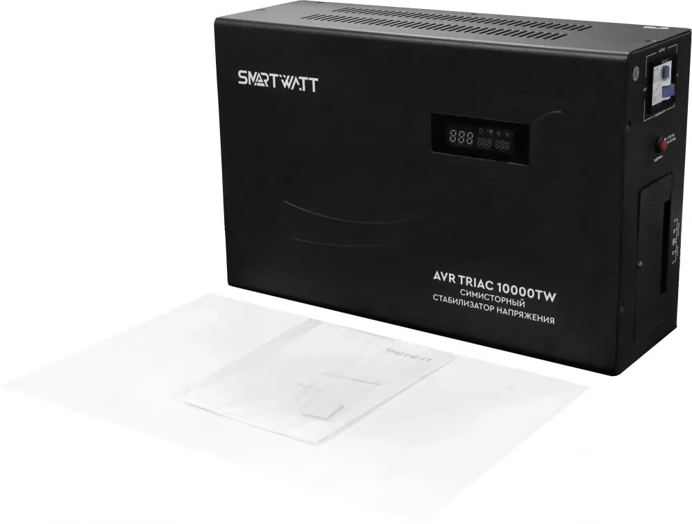 Стабилизатор напряжения Smartwatt AVR Triac 10000TW 10000ВА черный