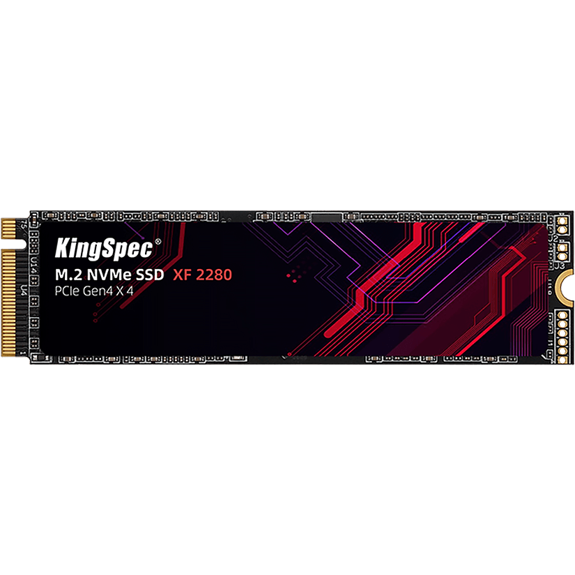твёрдотельный накопитель KingSpec SSD 1TB M.2 2280 PCIe 4.0 x4 NVMe R4900/W4600MB/s 3D TLC MTBF 1M 1200TBW