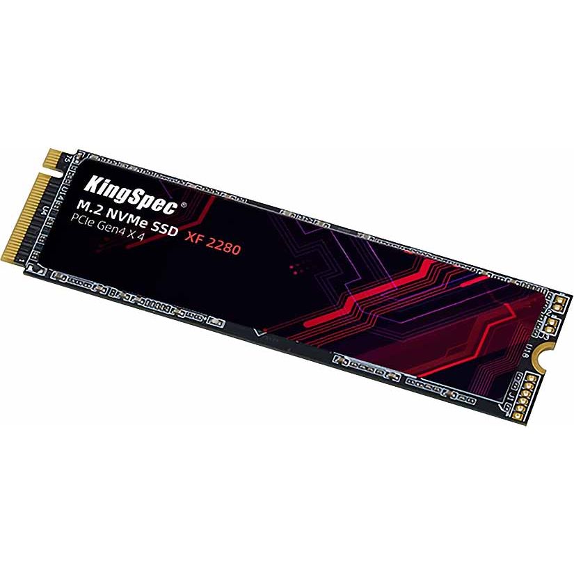 твёрдотельный накопитель KingSpec SSD 1TB M.2 2280 PCIe 4.0 x4 NVMe R4900/W4600MB/s 3D TLC MTBF 1M 1200TBW