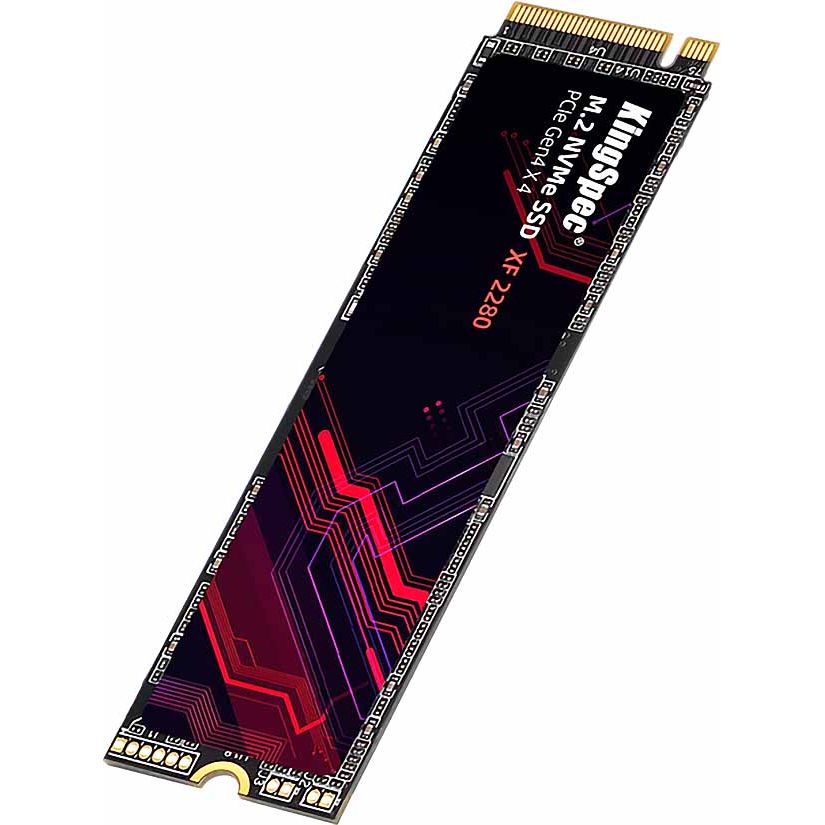 твёрдотельный накопитель KingSpec SSD 1TB M.2 2280 PCIe 4.0 x4 NVMe R4900/W4600MB/s 3D TLC MTBF 1M 1200TBW