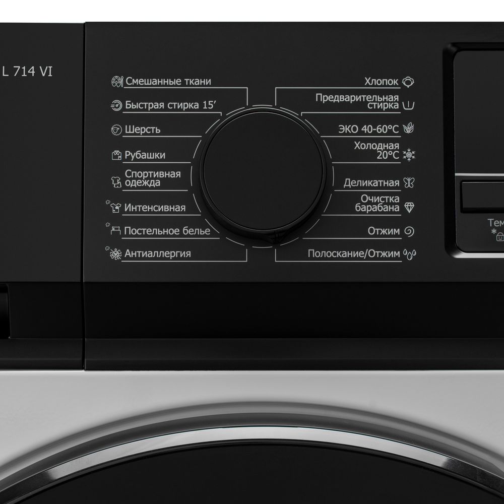 Стиральная машина Delonghi/ Стиральная машина Delonghi, глубина 47 см, 1000 об/мин, загрузка 7 кг, 16 программ, инверторный BLDC мотор, LED дисплей, электронное управление, отсрочка запуска, пар, дозагрузка белья, очистка барабана, энергоэффективность А++