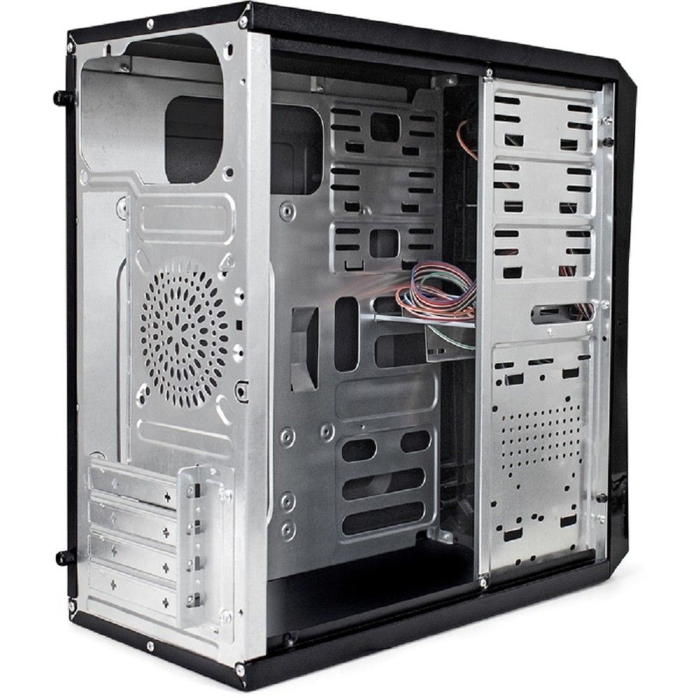 Корпус Minitower ExeGate BA-202 (mATX, без БП, 2*USB, аудио, черный)