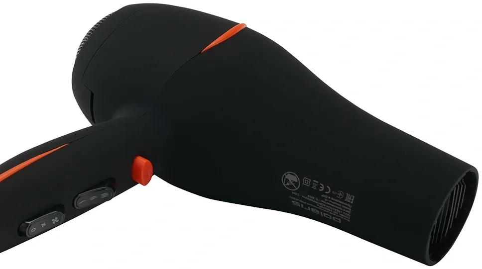Фен Polaris PHD2038Ti 2000Вт черный/красный (PHD 2038TI)