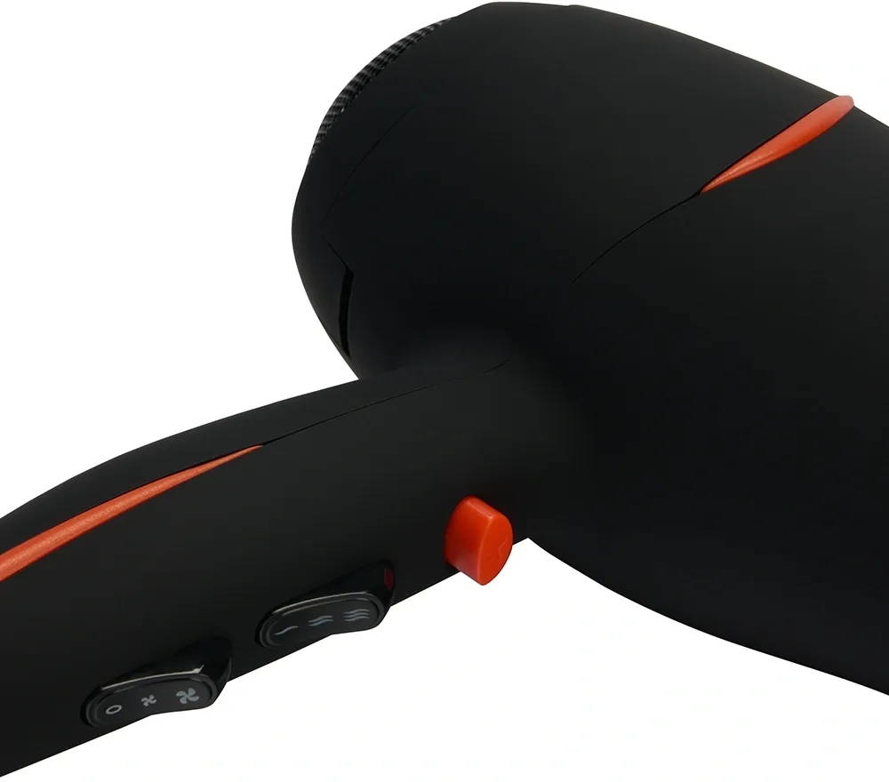 Фен Polaris PHD2038Ti 2000Вт черный/красный (PHD 2038TI)