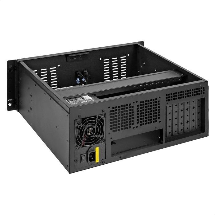 Exegate EX295890RUS Серверный корпус ExeGate Pro 4U350-02 <RM 19", высота 4U, глубина 350, БП 500RADS, 2*USB>