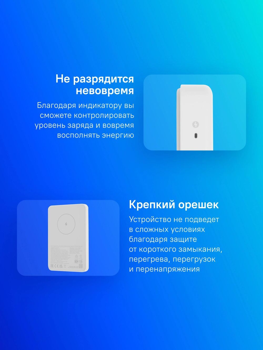 Внешний аккумулятор Xiaomi Magnetic Power Bank 5000mAh GL