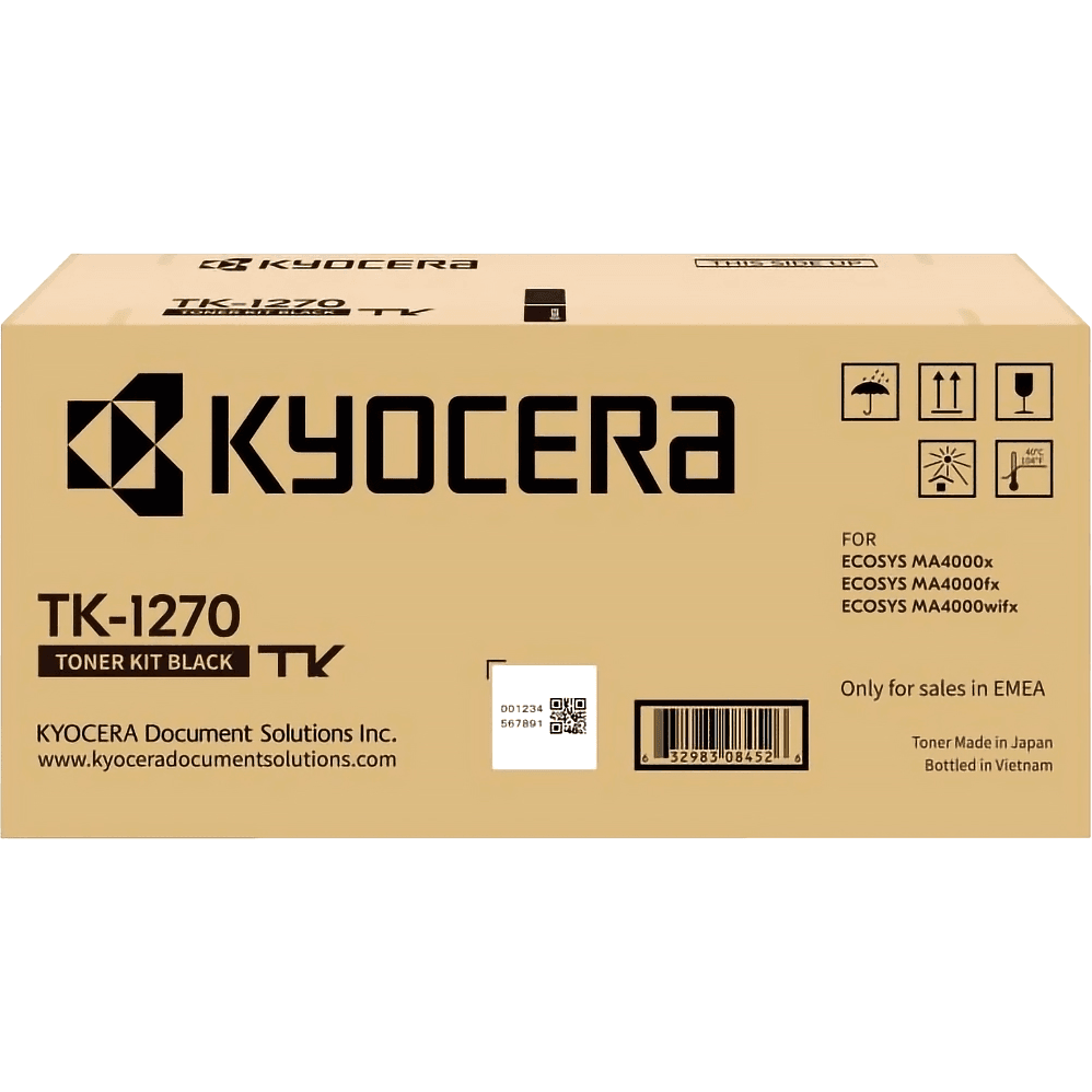 Картридж лазерный Kyocera TK-1270 1T0C140NL0 черный (10000стр.) для Kyocera MA4000x/MA4000fx/MA4000wifx