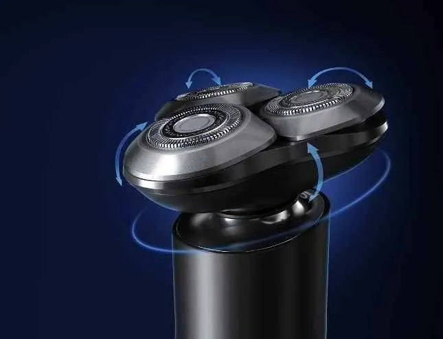 Бритва роторная Xiaomi Electric Shaver S301 реж.эл.:3 питан.:аккум. черный