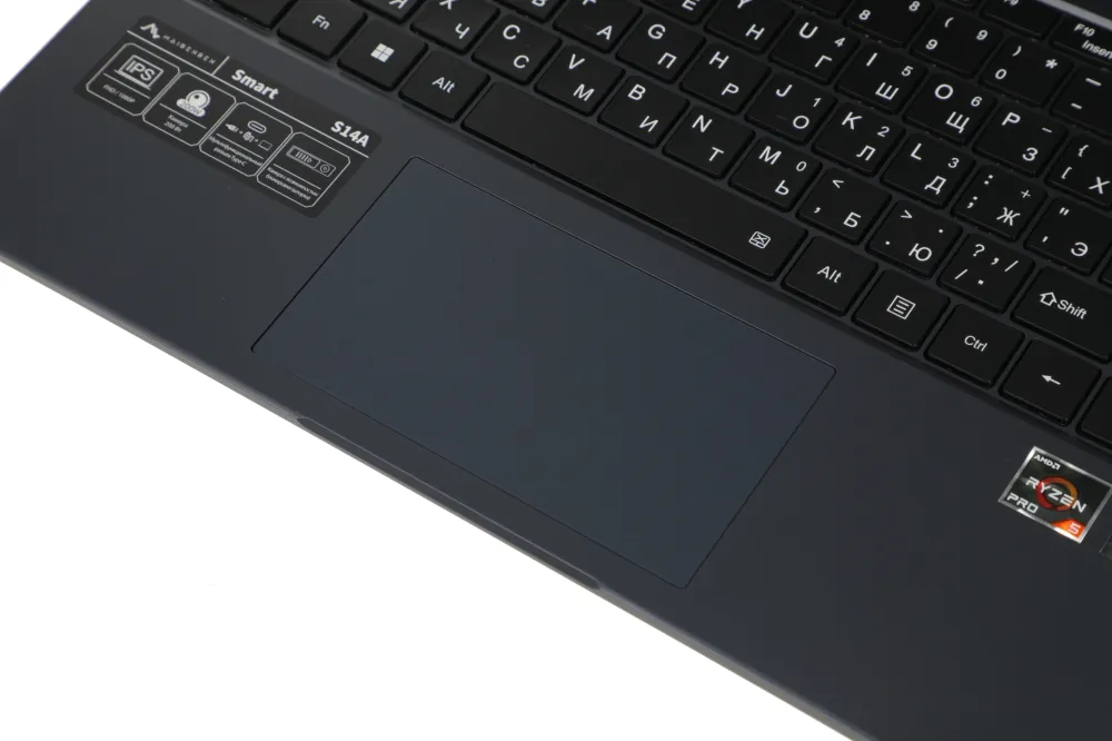 Ноутбук Maibenben S14A-R545UM Ryzen 5 Pro 4650U 8Gb SSD256Gb AMD Radeon Graphics 14" IPS FHD (1920x1080) Linux dk.blue WiFi BT Cam 5000mAh (S14A-R545UMA1SLURE0)