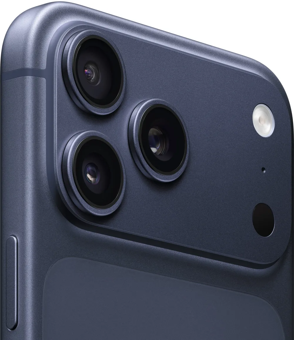 Смартфон Apple A3526 iPhone 17 Pro Max 256Gb темно-синий моноблок 3G 4G 1Sim 6.9" 1320x2868 iOS 26 48Mpix 802.11 a/b/g/n/ac/ax/be NFC GPS Protect
