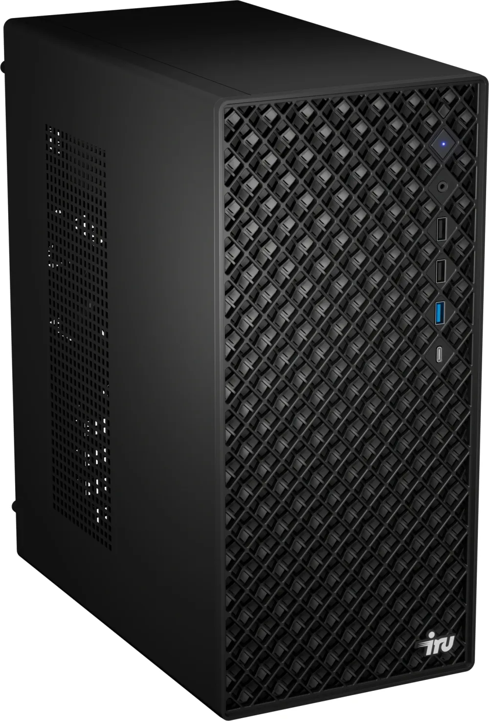 ПК IRU Tactio 520B6SB MT Ryzen 5 7600 (3.7) 16Gb SSD512Gb RGr Windows 11 Pro 2.5Gigabit 450W черный (RUS) (2131211)
