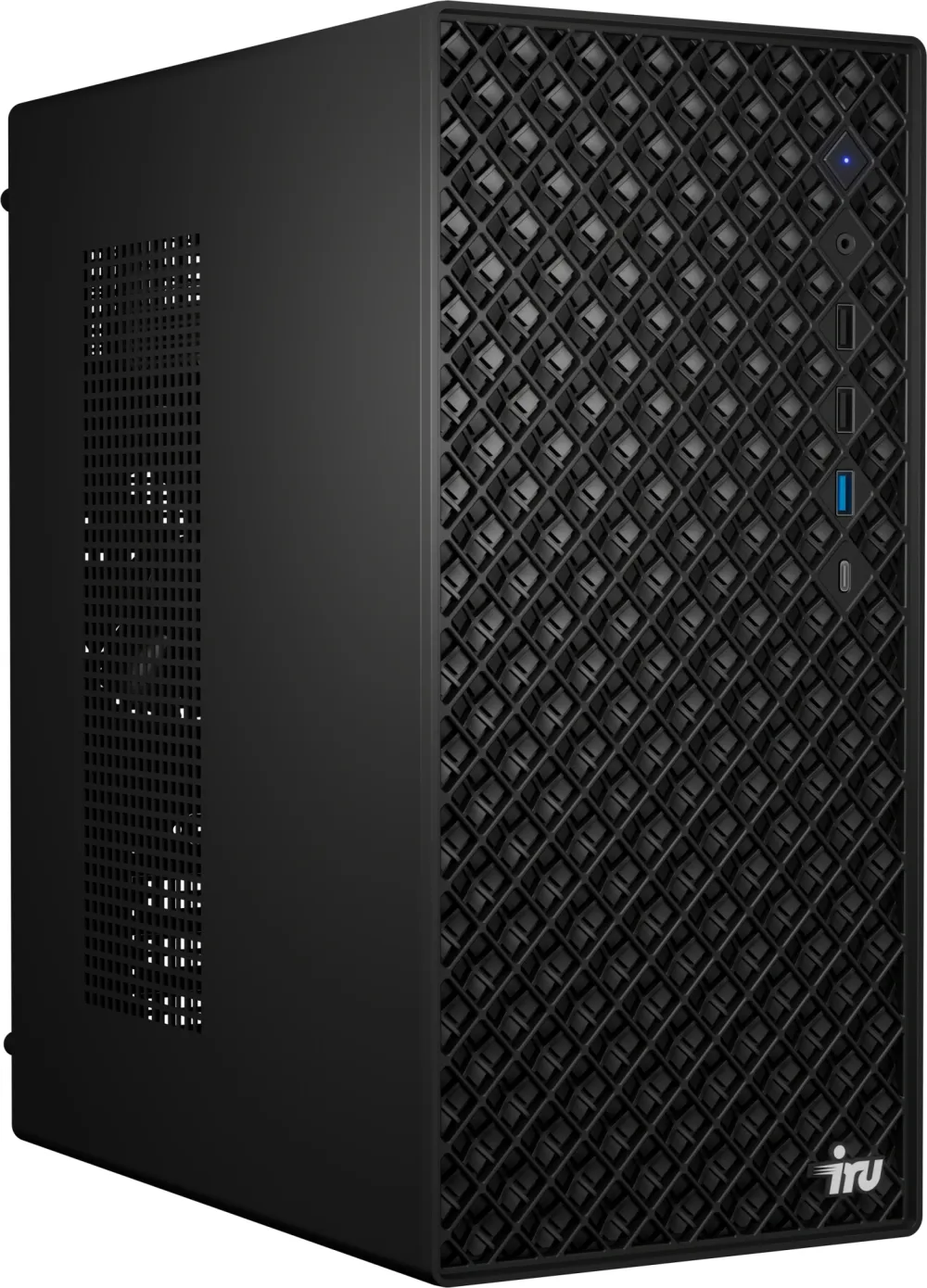 ПК IRU Tactio 520B6SB MT Ryzen 5 7600 (3.7) 16Gb SSD512Gb RGr Windows 11 Pro 2.5Gigabit 450W черный (RUS) (2131211)