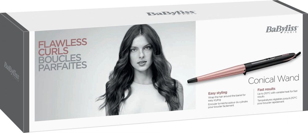 Щипцы Babyliss C454E 36Вт черный макс.темп.:210С покрытие:кварц-керамическое