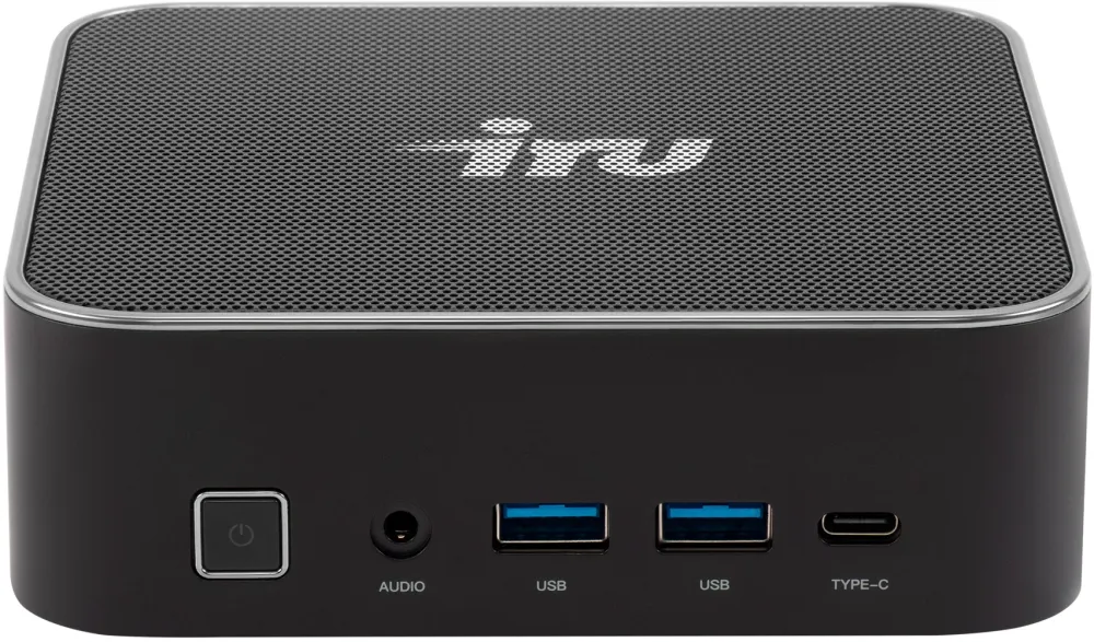 Неттоп IRU Tactio 525 Ryzen 7 6800H (3.3) 16Gb SSD1Tb 680M FreeDOS GbitEth WiFi BT черный (2113241)