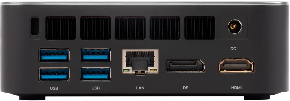 Неттоп IRU Tactio 525 Ryzen 7 6800H (3.3) 16Gb SSD1Tb 680M FreeDOS GbitEth WiFi BT черный (2113241)