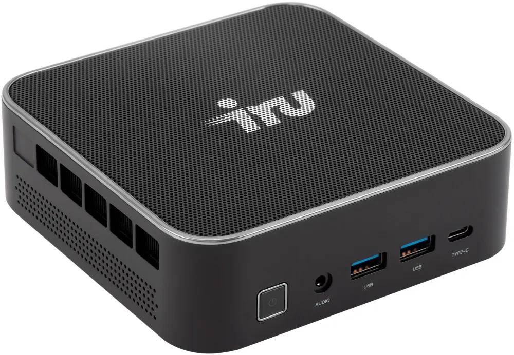 Неттоп IRU Tactio 525 Ryzen 7 6800H (3.3) 16Gb SSD1Tb 680M FreeDOS GbitEth WiFi BT черный (2113241)