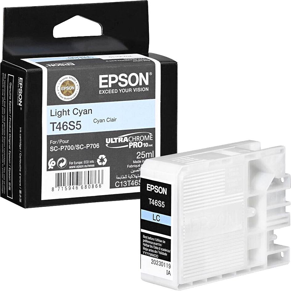EPSON C13T46S500 картридж для SC-P700 светло-голубой 25 мл. (LFP)