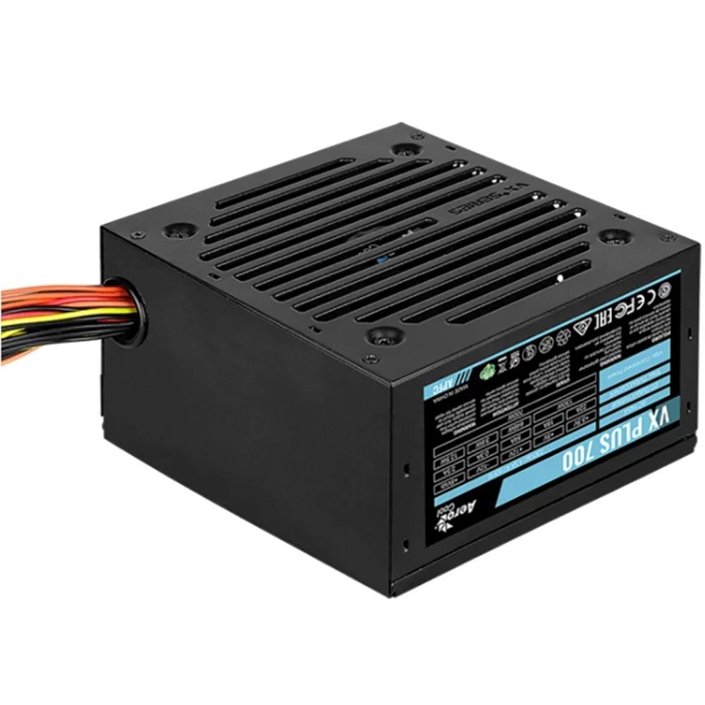 Блок питания AeroCool VX Plus 700 - 700W , ATX v2.3 , Fan 12cm , 500mm cable , Retail (962796) {10}
