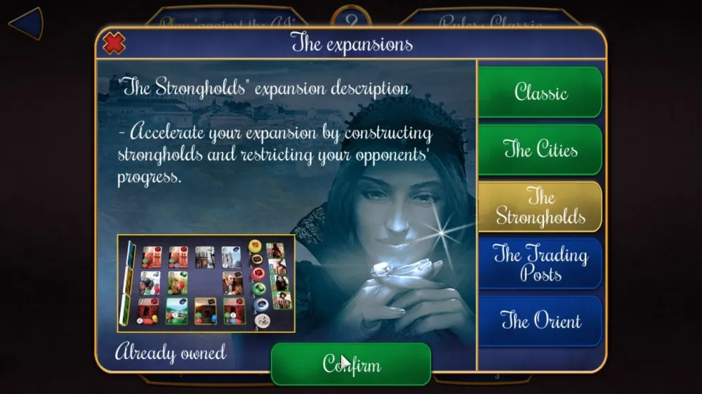 Дополнение к игре для ПК Twin Sails Splendor - The Strongholds (12+)