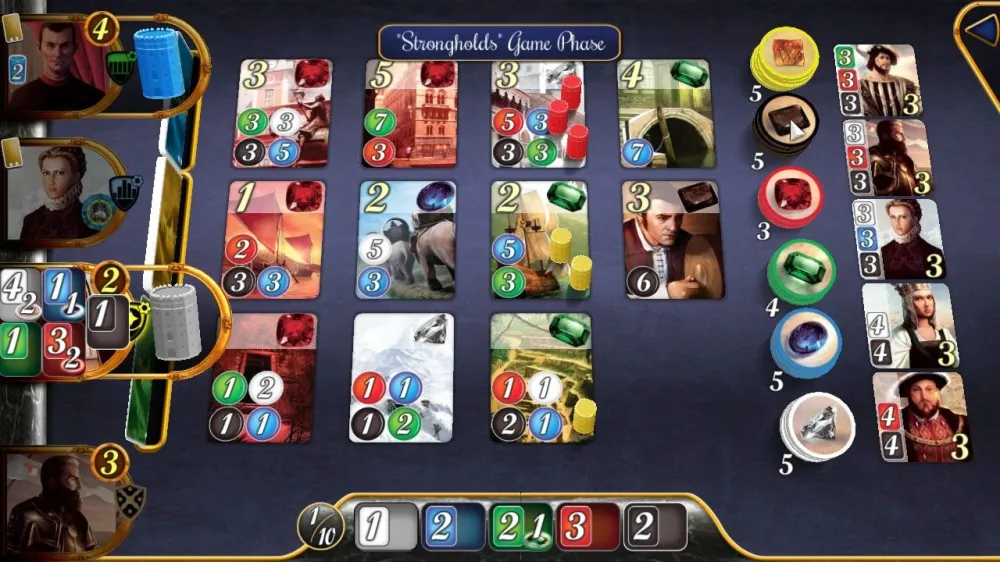 Дополнение к игре для ПК Twin Sails Splendor - The Strongholds (12+)