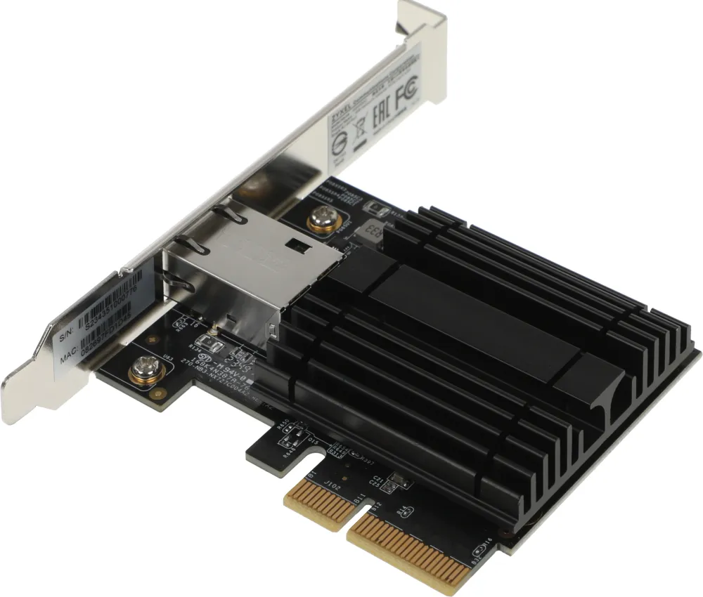 Сетевой адаптер Сетевой адаптер Zyxel XGN100C, PCI Express 3.0, 1x1/2,5/5/10G RJ-45