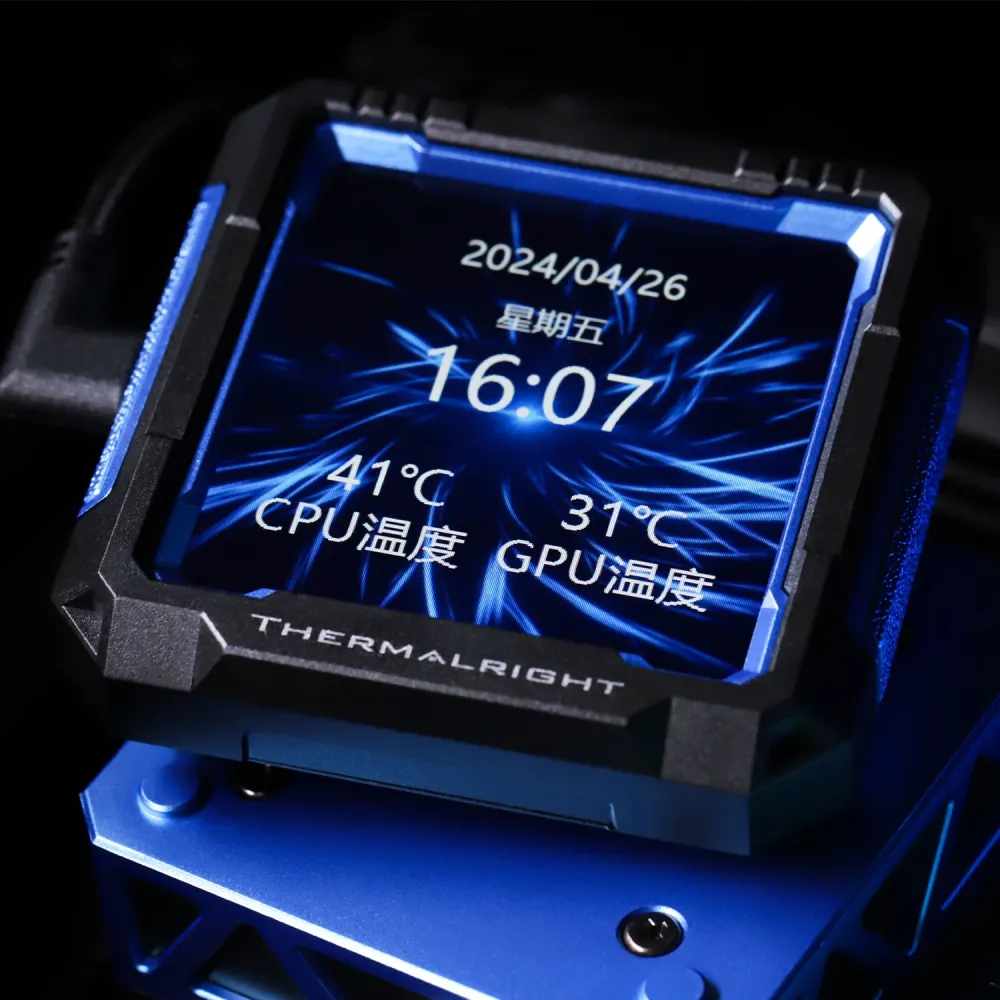 Система водяного охлаждения Thermalright Frozen Warframe Pro 360 Soc-AM5/AM4/1151/1200/2066/2011/1700 черный 4-pin 29.6dB Al LCD Ret (F-WFRAME-PRO-360-BL)