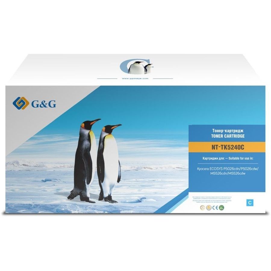 Картридж лазерный G&G NT-TK5240C голубой (3000стр.) для Kyocera ECOSYS P5026cdn/P5026cdw;ECOSYS M5526cdn/M5526cdw