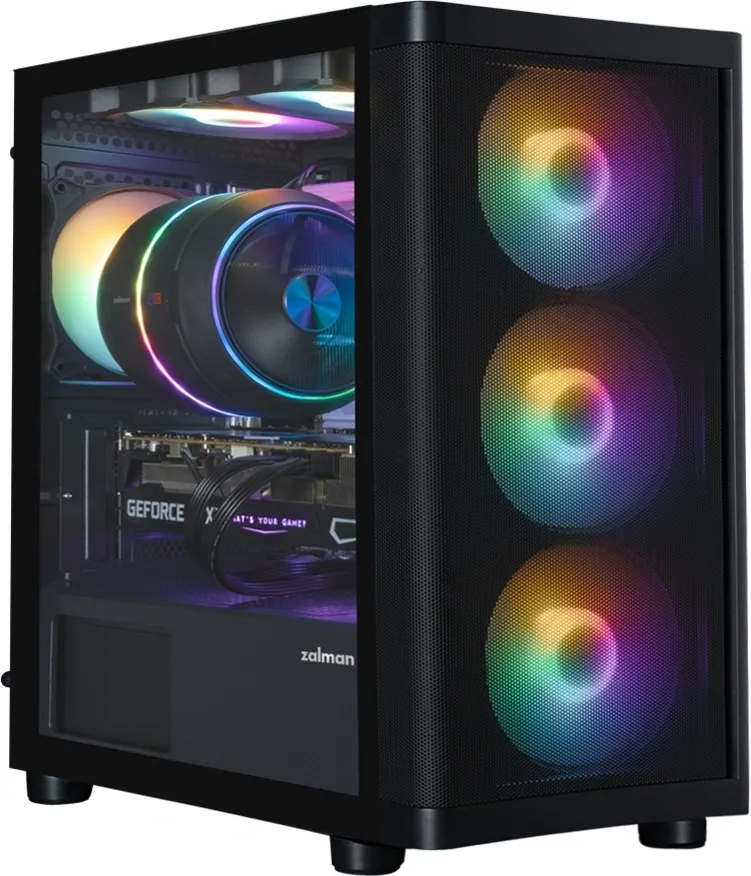 корпус ZALMAN M4 SE, MATX, BLACK, WINDOW, 1xCombo (3.5'' or 2.5''), 1x3.5", 2x2.5", 2xUSB2.0,1xUSB3.0, FRONT 3x120mm FRGB, TOP 2x120mm FRGB, REAR 1x120mm FRGB