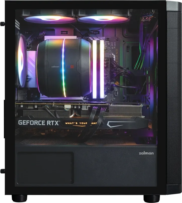 корпус ZALMAN M4 SE, MATX, BLACK, WINDOW, 1xCombo (3.5'' or 2.5''), 1x3.5", 2x2.5", 2xUSB2.0,1xUSB3.0, FRONT 3x120mm FRGB, TOP 2x120mm FRGB, REAR 1x120mm FRGB