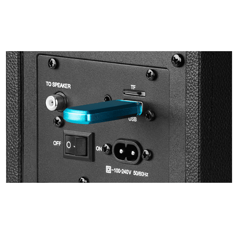 Компьютерная акустика 2.0 Sven SPS-730 черный (50 Вт, BT, пульт, USB, microSD)