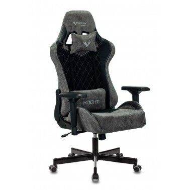 Кресло игровое Бюрократ VIKING 7 KNIGHT B FABRIC черный текстиль/эко.кожа крестовина металл [1382453]