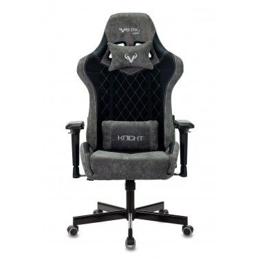 Кресло игровое Бюрократ VIKING 7 KNIGHT B FABRIC черный текстиль/эко.кожа крестовина металл [1382453]