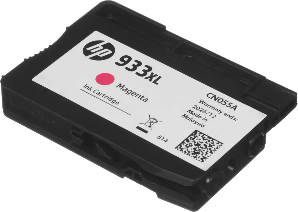 Картридж струйный HP 933XL CN055AE пурпурный (825стр.) для HP OJ 6700/7100