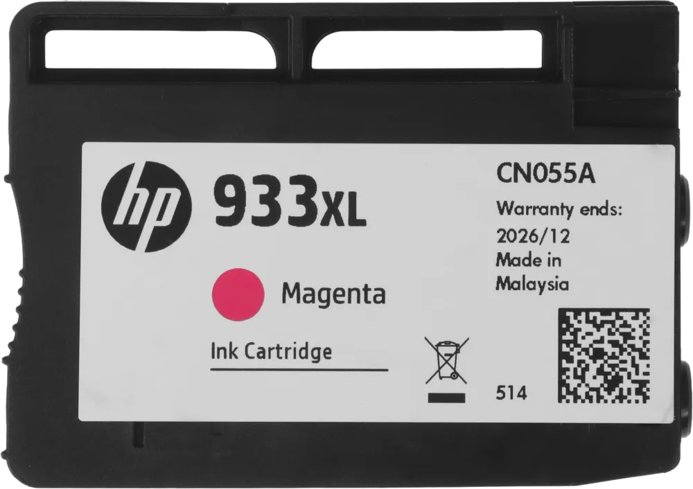 Картридж струйный HP 933XL CN055AE пурпурный (825стр.) для HP OJ 6700/7100