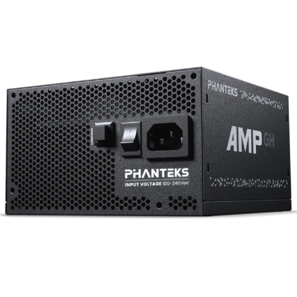 PHANTEKS AMP GH 850W (80 Plus Gold, ATX 3.1, PCIe 5.1, APFC, 120mm Fan, Fully Modular, Black) / PH-P850GH_BK01
