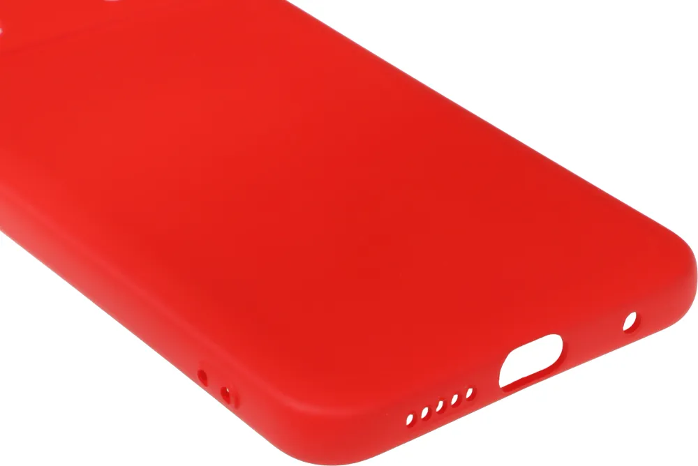 Чехол (клип-кейс) DF для Poco M4 Pro (4G) poOriginal-06 красный (POORIGINAL-06 (RED))