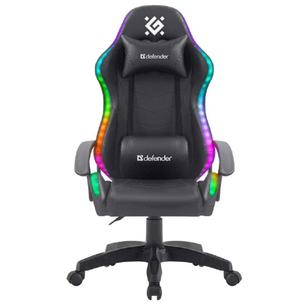 Игровое кресло Factor X RGB,Черный,класс 2,PU DEFENDER