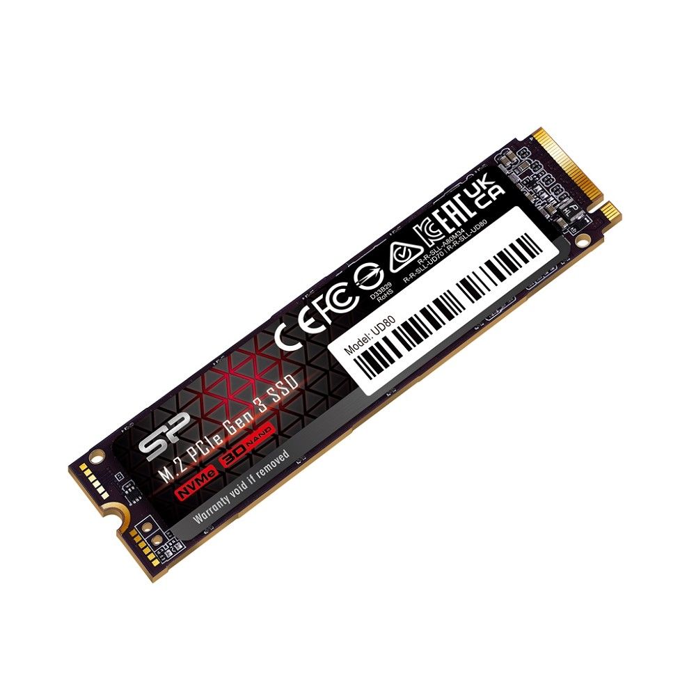 Накопитель SSD Silicon Power PCIe 3.0 x4 1TB SP01KGBP34UD8005 M-Series UD80 M.2 2280