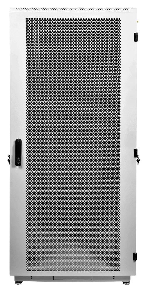 Шкаф коммутационный ЦМО (ШТК-М-42.8.8-44АА) напольный 42U 800x800мм пер.дв.перфор. задн.дв.стал.лист 2 бок.пан. 500кг белый 655мм 117.9кг 180град. 2030мм IP20 металл
