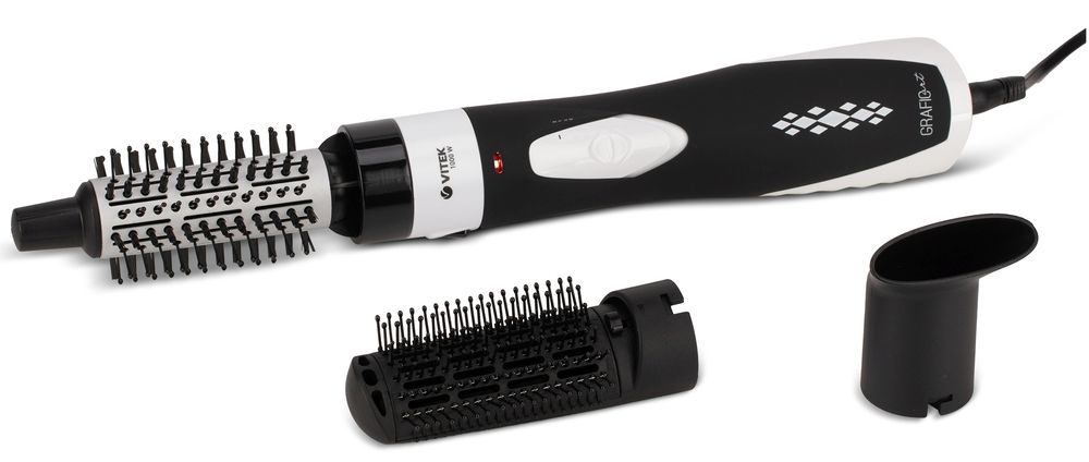 Фен-щетка Vitek VT-2510 1000Вт черный