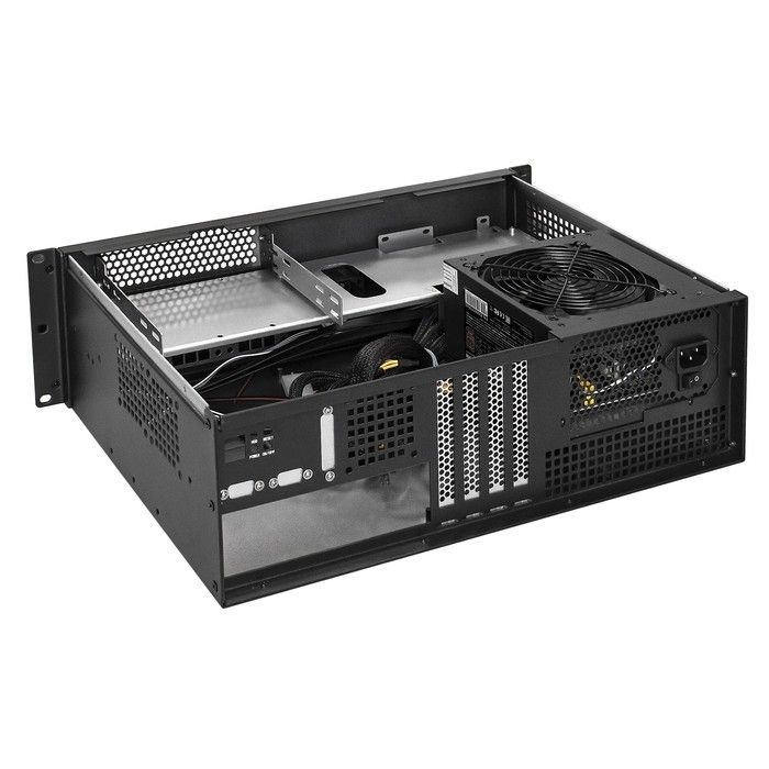 Exegate EX293670RUS Серверный корпус ExeGate Pro 3U330-02 <RM 19", высота 3U, глубина 330, БП 900PPH-SE 80 PLUS® Bronze, USB>