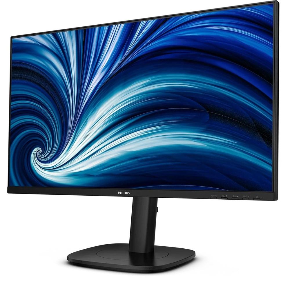 Монитор 23.8" PHILIPS 24B2N3200J Black (IPS, 1920x1080, 120Hz, 4 ms, 178°/178°, 300 cd/m, 1500:1, +HDMI 1.4, +DisplayPort 1.2, +4xUSB 3.2, +MM Pivot)