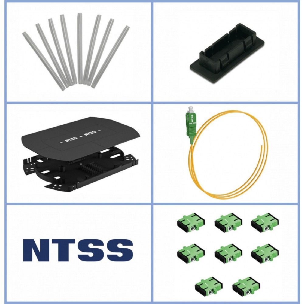 NTSS Кросс NTSS оптический 19'' укомплектованный 1U, 24 порта SC/APC duplex, 9/125 мкм (сплошная панель, сплайс-кассета 2шт, пигтейлы, КДЗС, адаптеры) черный RAL 9005 NTSS-RFOB-1U-24-2SC/A-9-SP1.5G0AY